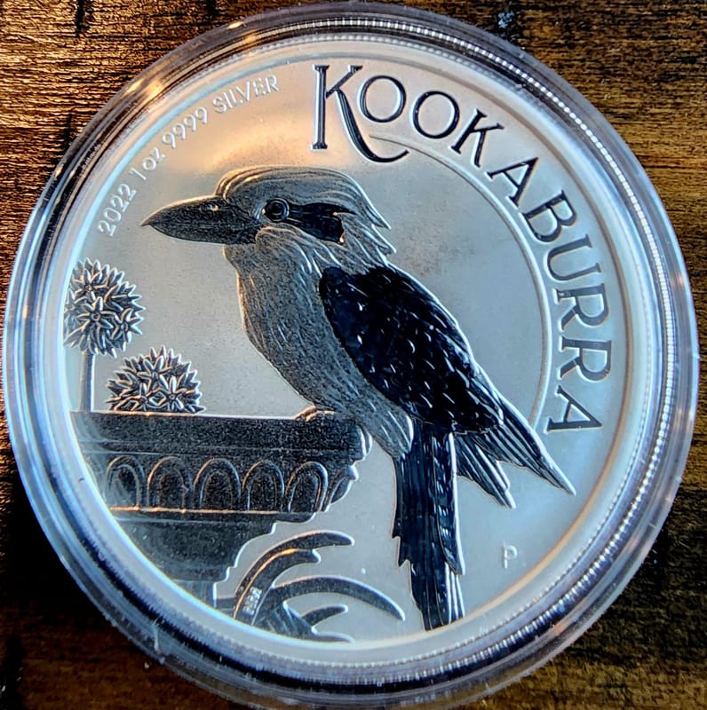 2022 Australia Kookaburra 1 OZ .9999 SILVER - Image 1