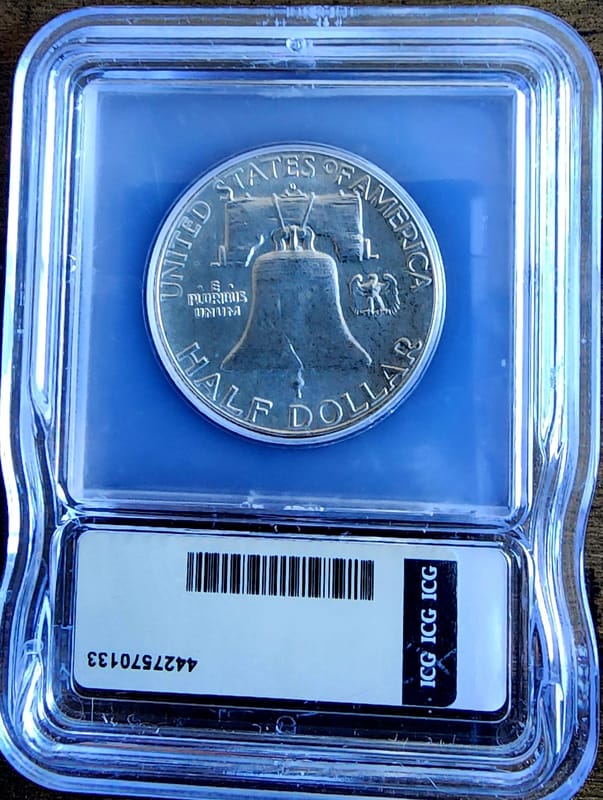 1963 FRANKLIN ICG MS64 Half Dollar - Image 2