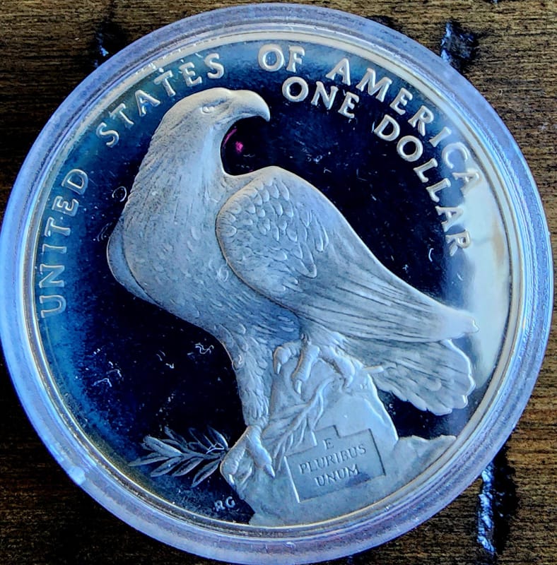 Liberty 1984 Olympics 1984 Silver Commemorative Do - Image 2