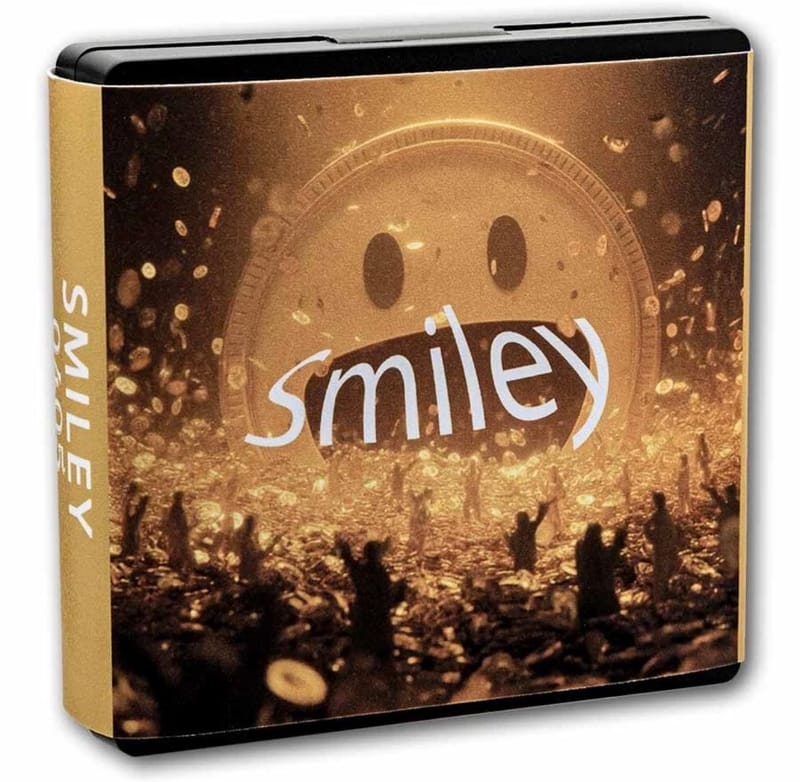 SMILEY 1/1000 Oz Gold Coin 1$ Liberia 2026 - Image 2