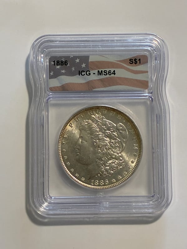 NEW 1886 Toned Beauty Morgan $1 - Image 1