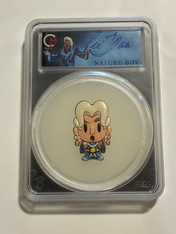 Nature Boy Ric Flair 2023 Chibi 2oz Silver Coin - Image 1