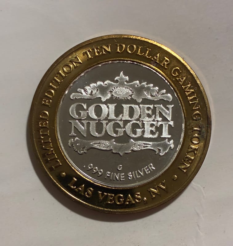 Ltd Ed Silver Casino Token .999 Fine Silver  - Image 2