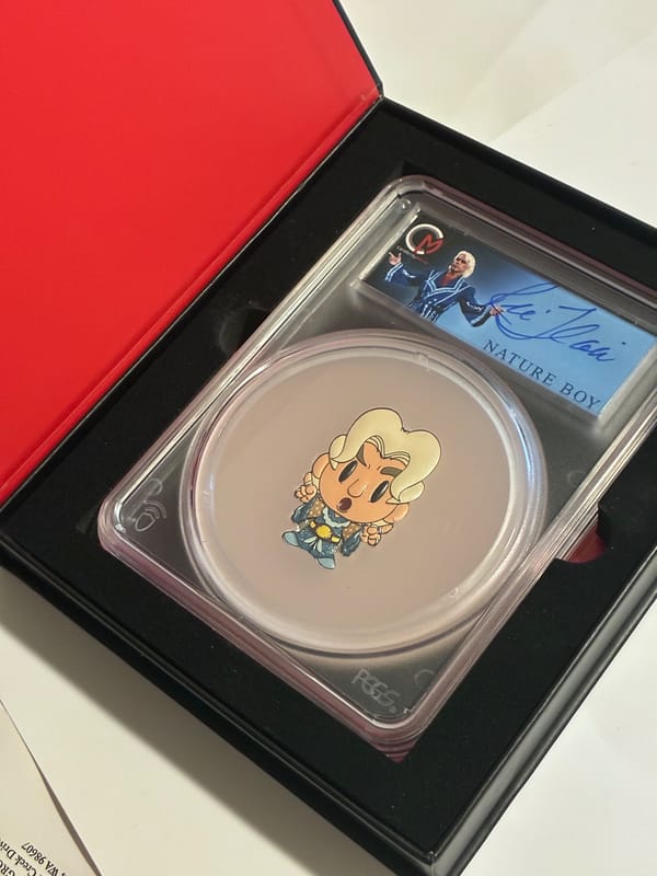 Nature Boy Ric Flair 2023 Chibi 2oz Silver Coin - Image 3