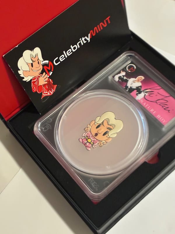 Nature Boy Ric Flair 2023 Chibi 2oz Silver Coin - Image 3