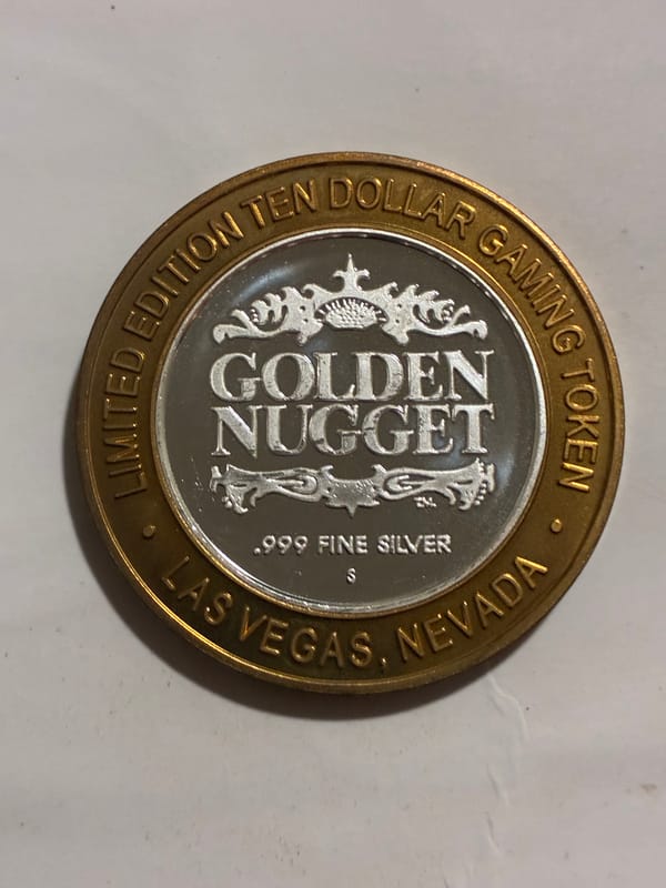 Ltd Ed Silver Casino Token .999 Fine Silver  - Image 1
