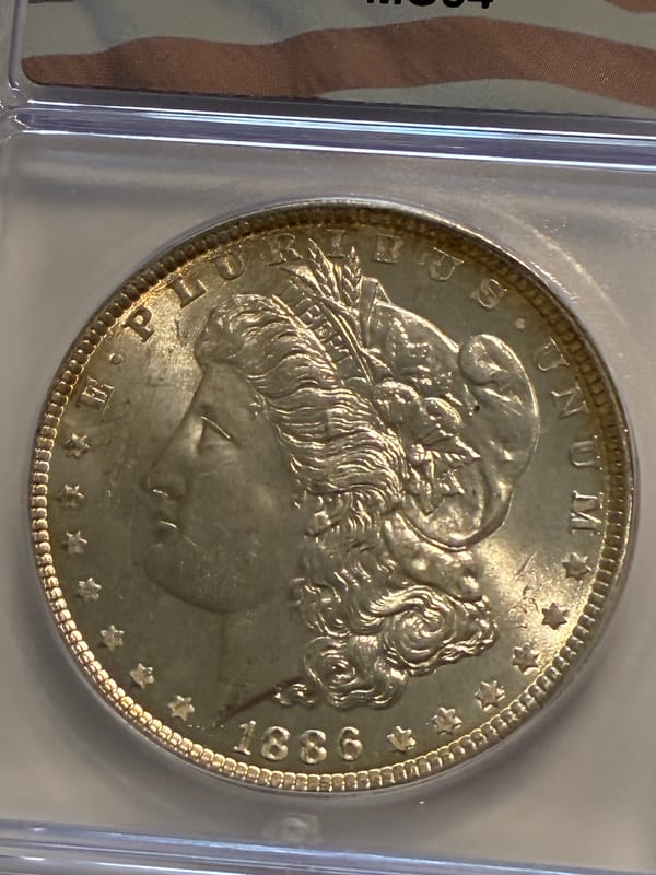 NEW 1886 Toned Beauty Morgan $1 - Image 2