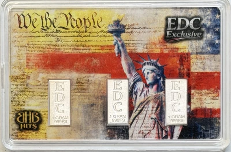 NEW BHB Hits Patriotic Tri-Gram Cases x 3 - Image 2