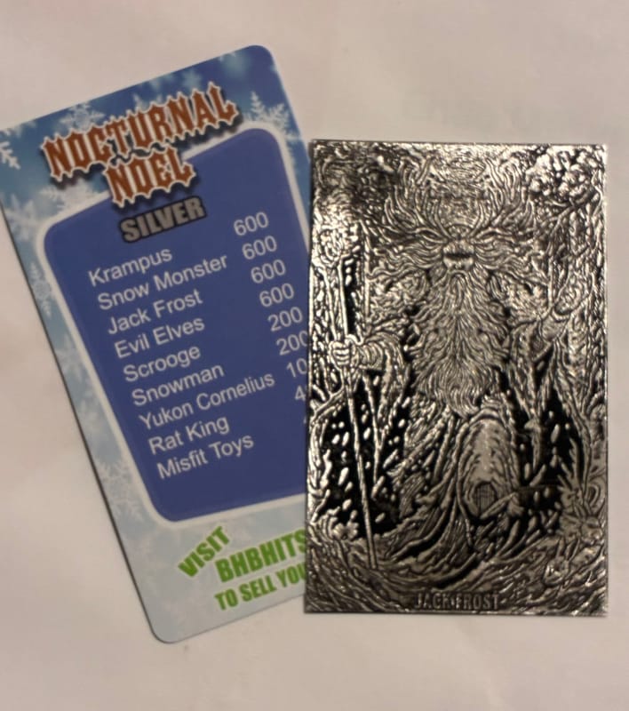 Black Hand Bullion Nocturnal Noel 1/2 oz Silver  - Image 1