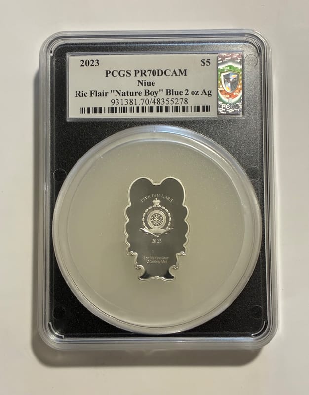 Nature Boy Ric Flair 2023 Chibi 2oz Silver Coin - Image 2