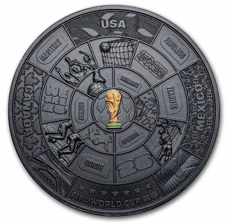 2026 2 oz Silver FIFA World Cup Maze (w/ Box & COA - Image 3