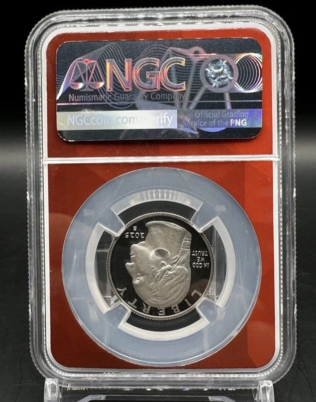2025 S Clad 25 Cent 25C Althea Gibson,  NGC PF69 - Image 2