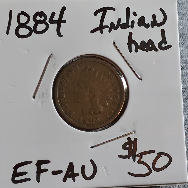 1884 Indian Head EF-AU Cent  - Image 7