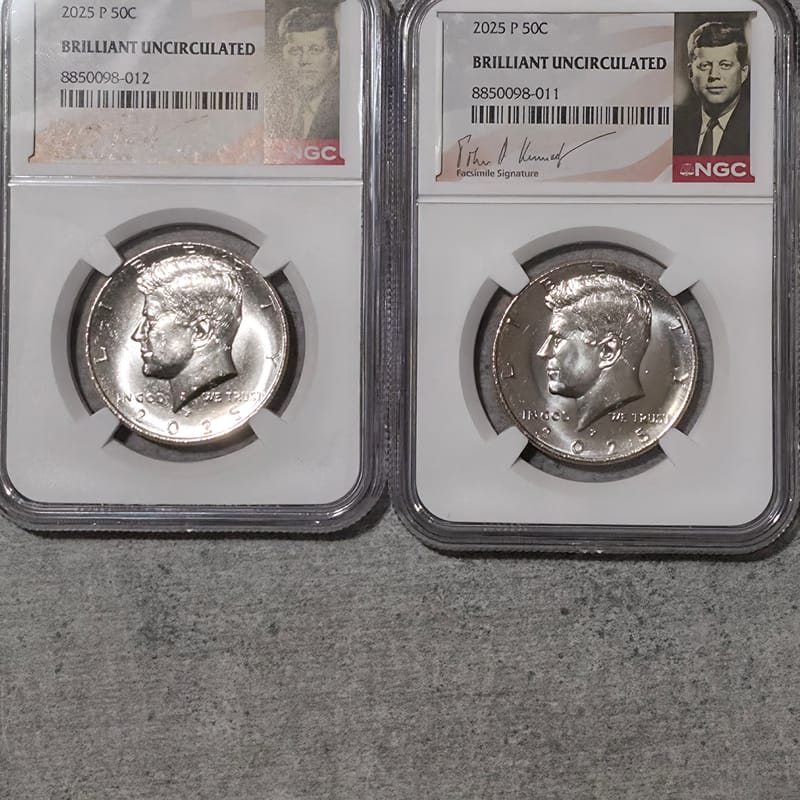 2025 D KENNEDY NGC brilliant Uncirculated $0.50 - Image 5