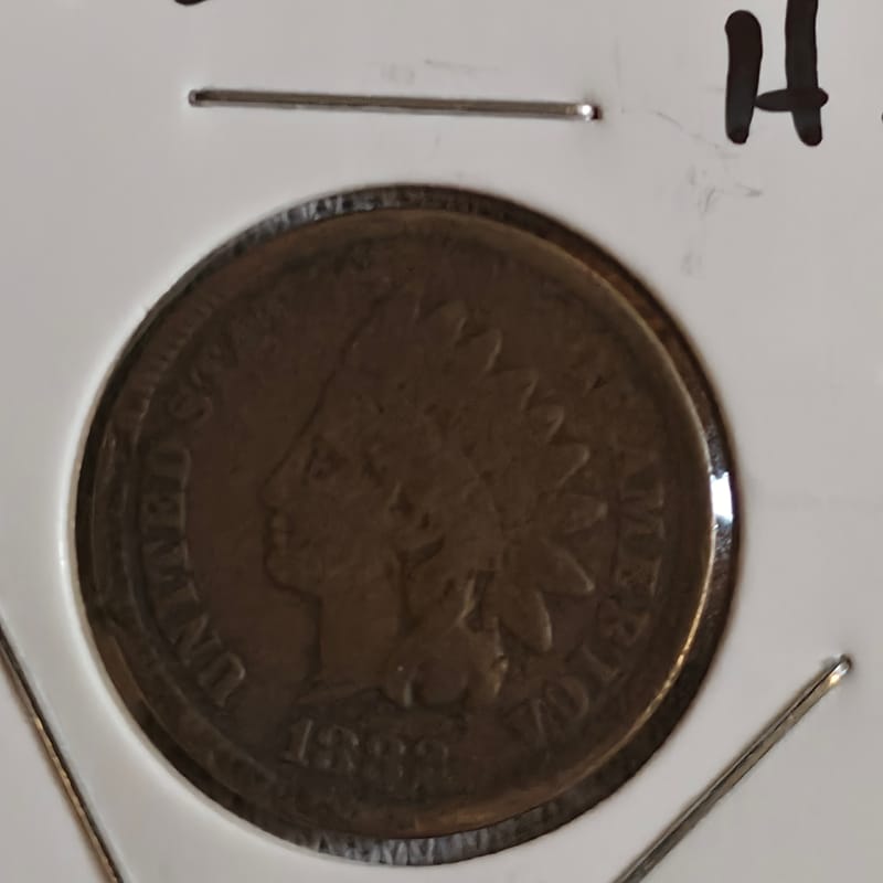1882 Indian Head Cent F-VF + - Image 3
