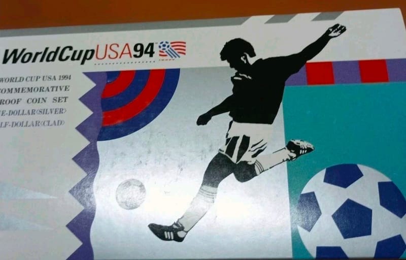 1994 FIFA World Cup USA Commemorative Proof 2Coins - Image 7
