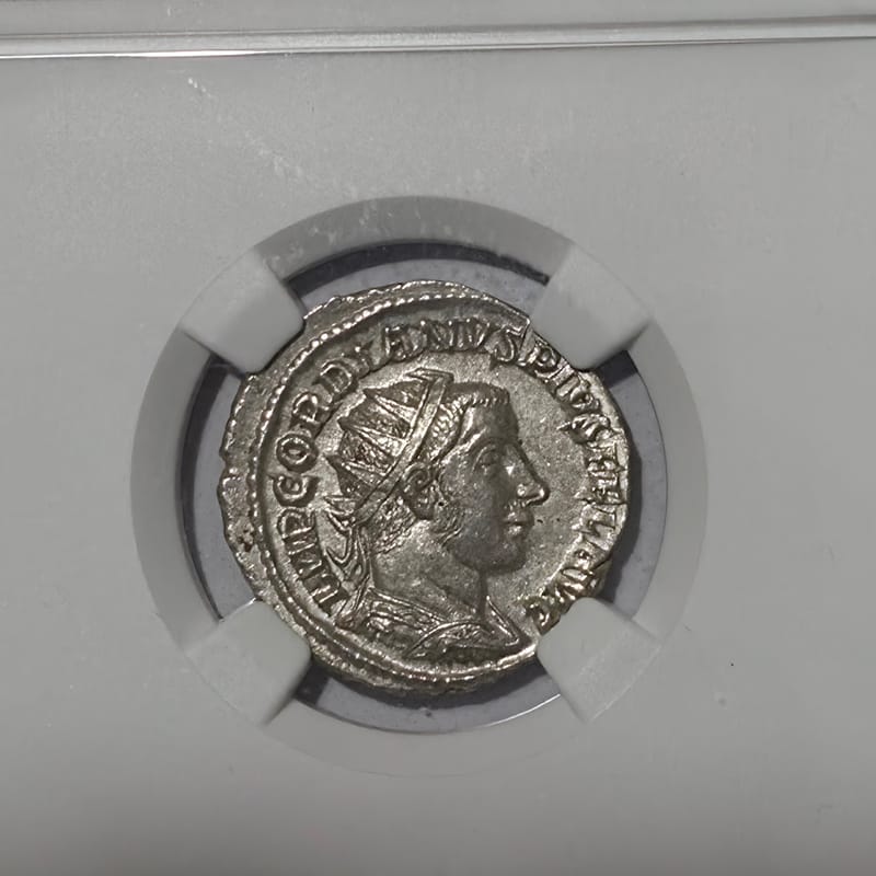 238-244 AD Roman Empire Gordian III CH XF - Image 4