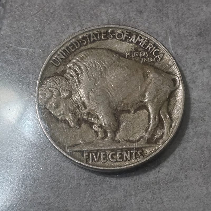 1916-F Buffalo Nickel W/Bold Horn,Date & 4 Legs - Image 1