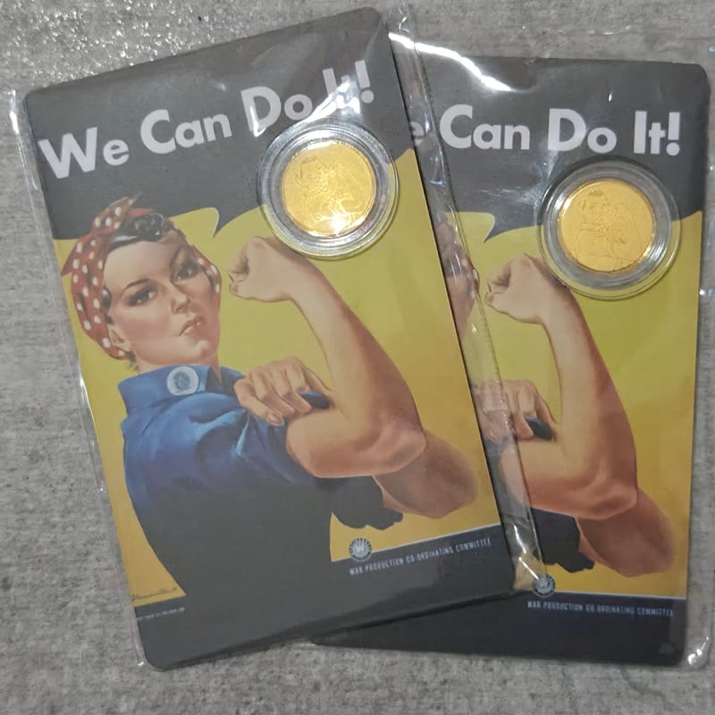 Rosie the Riveter We Can Do It! Gold 1/1000 oz - Image 5