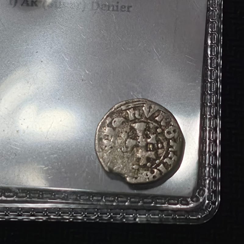 2silver Denier(Denár)coins from Kingdom of Hungary - Image 2
