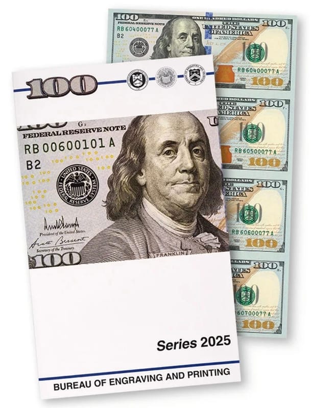 $100 - 4 Note Sheet (New York) Series 2025 - Image 6
