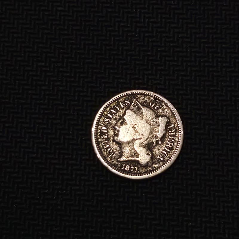 1871 United States Three-Cent Nickel (3CN) - Image 1