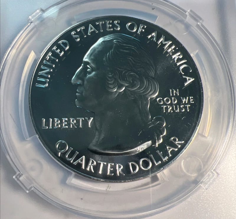 ANACS-MS69  5 oz. Silver Quarter Dollar  Yosemite  - Image 4