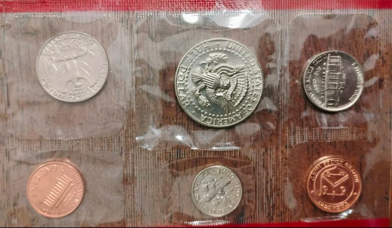 1986 United States Mint P&D Uncirculated Coin Set  - Image 5