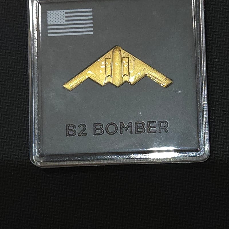 Northrop B-2 Bomber JET 1/20 Gram Shape Minted 24K - Image 3