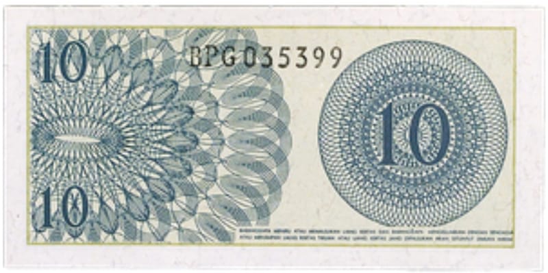 10- Sequential Indonesia 10 Sen 1964 Uncirculated - Image 3