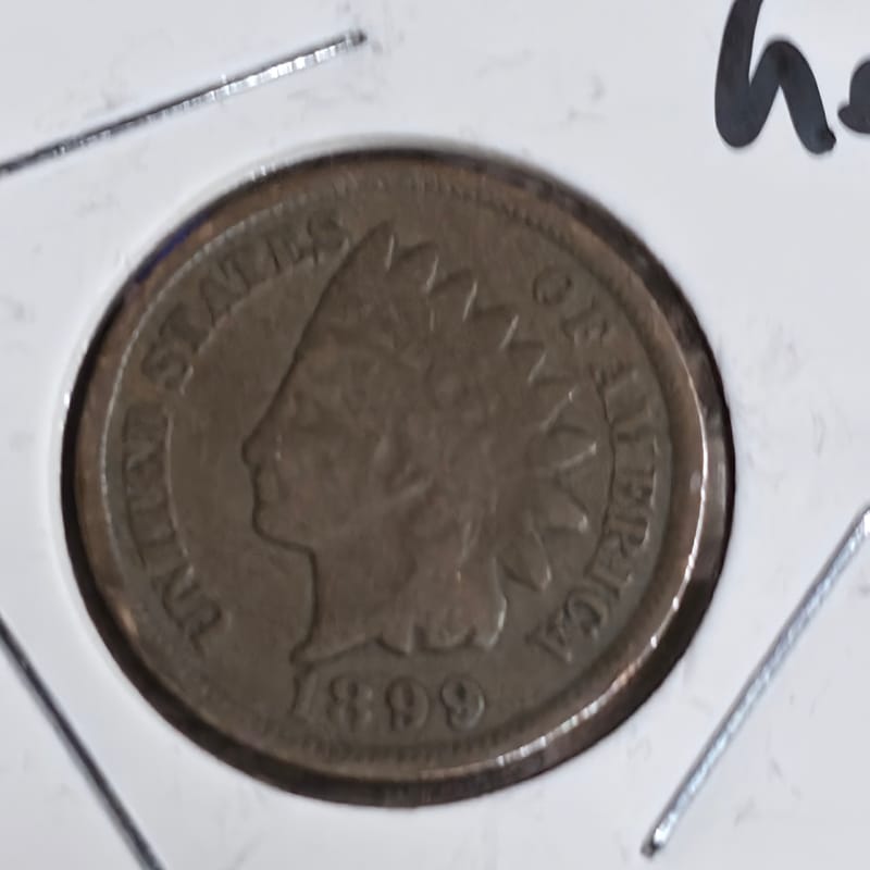 1899 Indian Head Cent in EF Condition  - Image 7