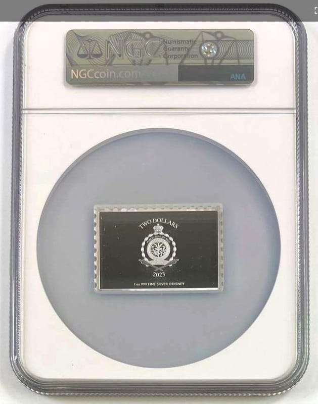 2023 Niue Disney 100 Sleeping Beauty PROOF 10 UC.  - Image 2