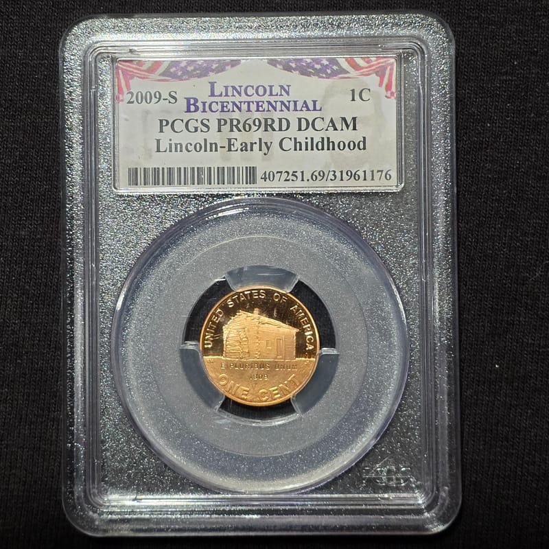 2009 S 1C Lincoln Formative Years Cent PCGS PR69DC - Image 3