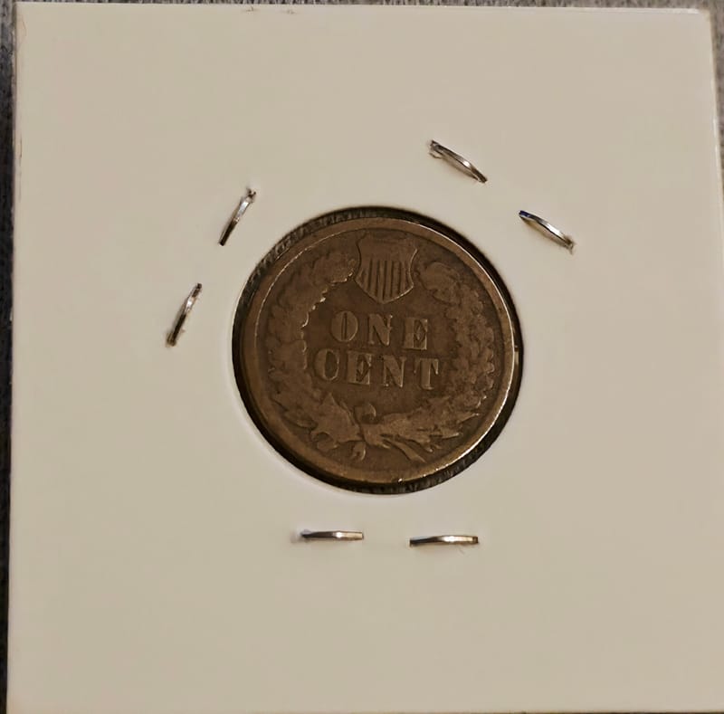 1880 Indian Head Penny F-VF  - Image 2
