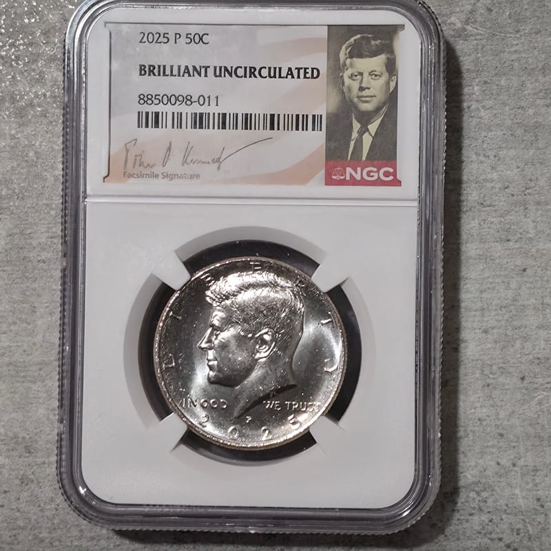 2025 D KENNEDY NGC brilliant Uncirculated $0.50 - Image 1