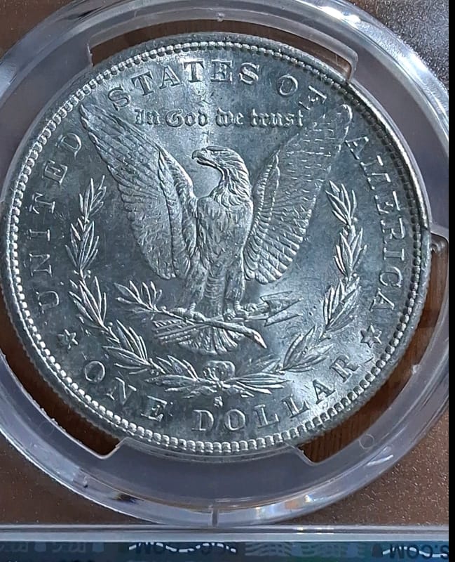 1881-S Morgan Silver Dollar PCGS MS62 - Image 3
