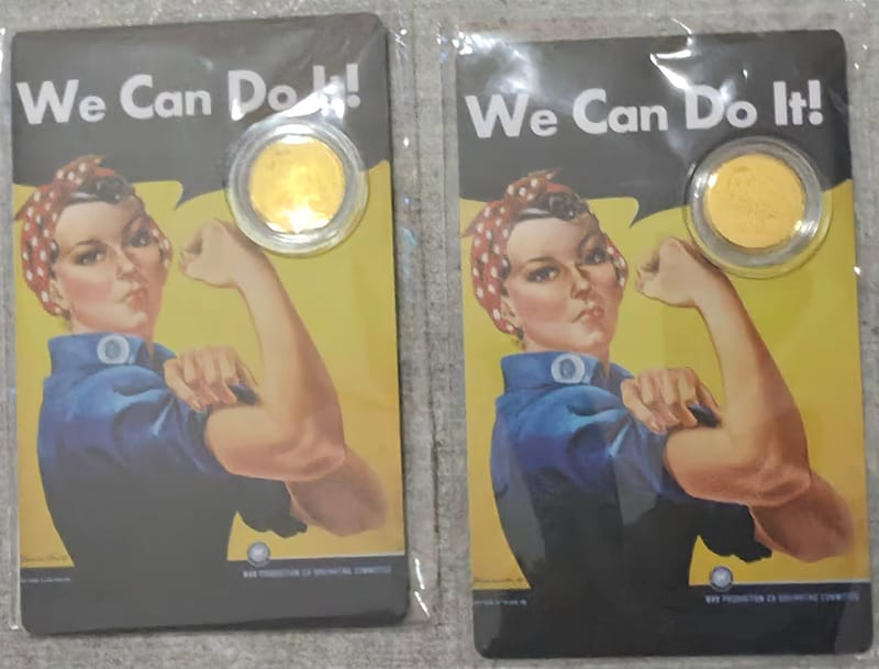 Rosie the Riveter We Can Do It! Gold 1/1000 oz - Image 1