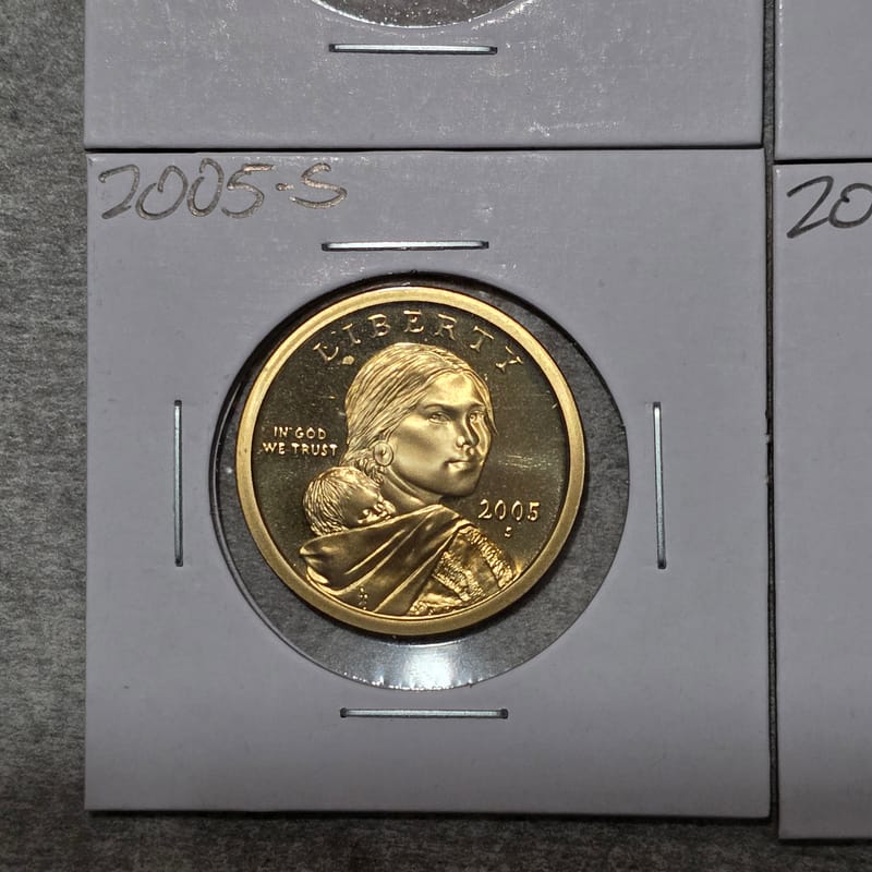 2003-S, 4,5+6 1$ Sacagawea Proof Coin (4pc.Set)  - Image 4
