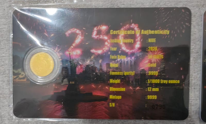 2026 Niue 50 Cents–250th Anniversary of America - Image 6