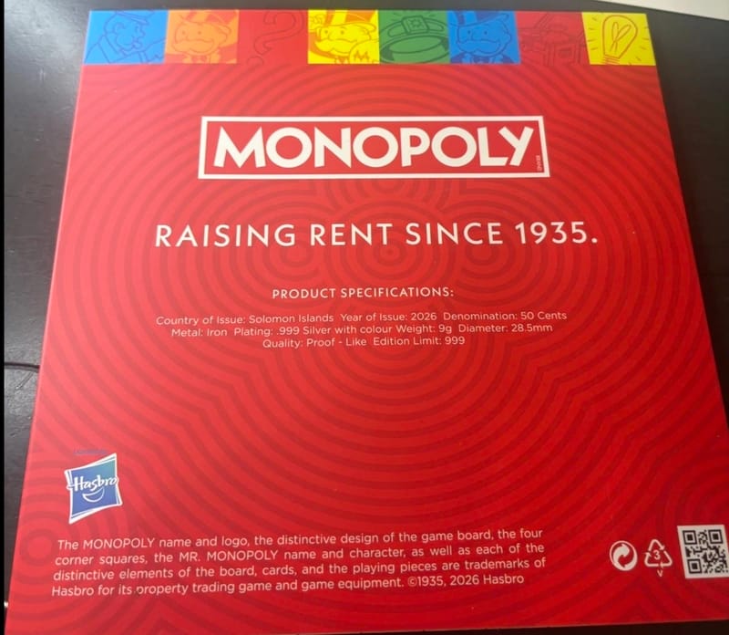 Monopoly Legends of the Board COIN SET 6x9  - Image 3