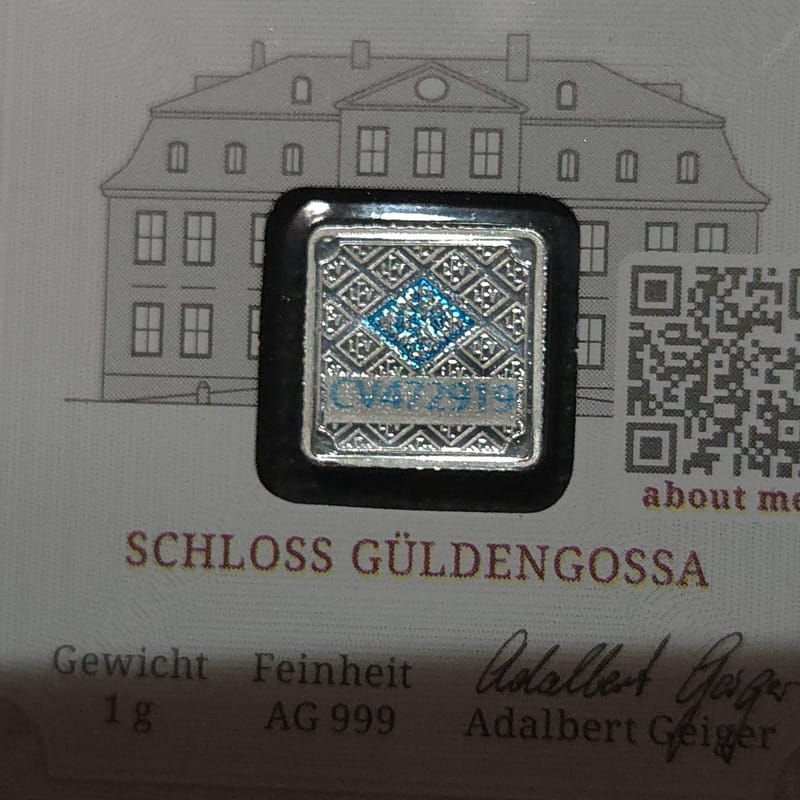 🪙 Geiger Edelmetalle 1-Gram Fine Silver Bar - Image 4