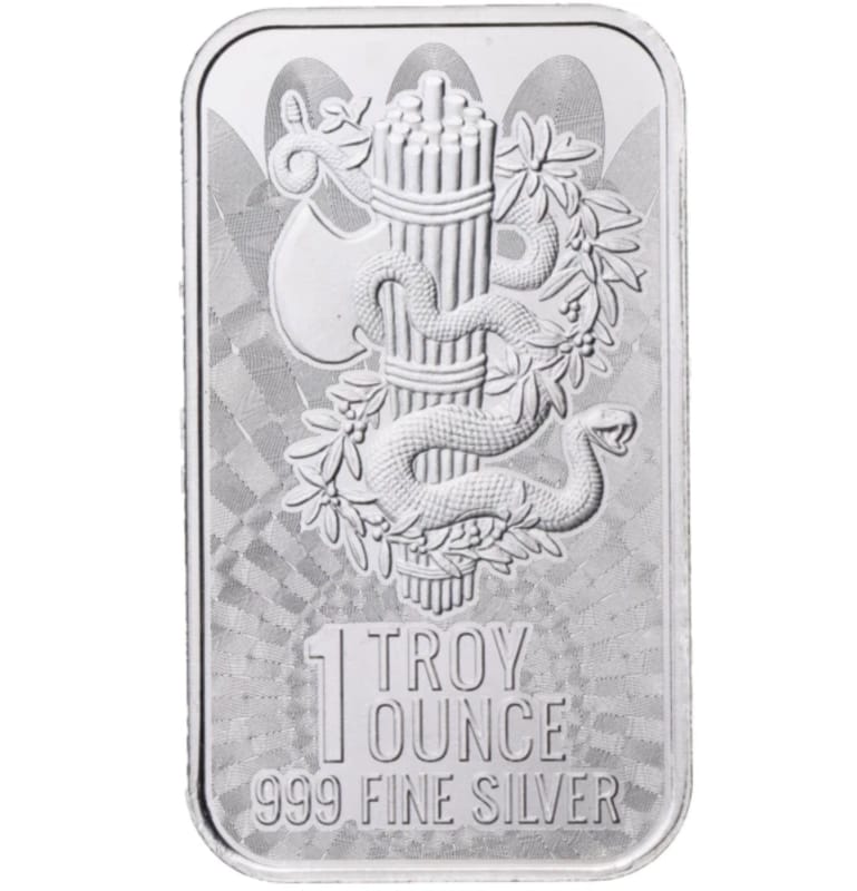 Unity & Liberty Symbol - 1 oz .999 Fine Silver Bar - Image 4