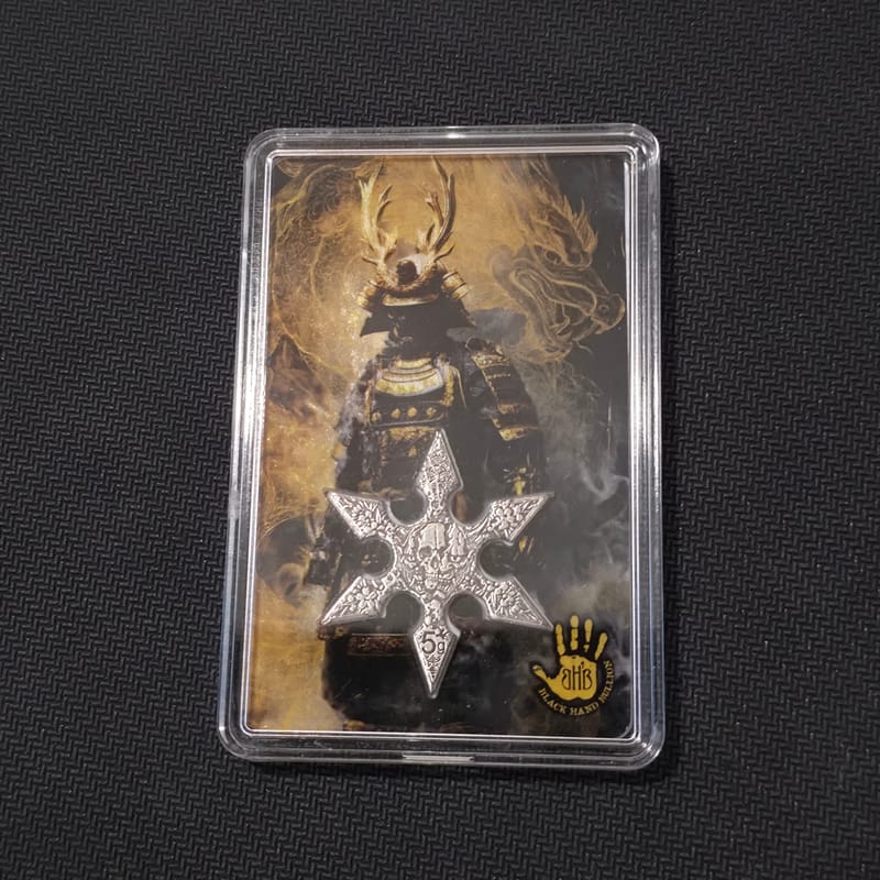 Black Hand Bullion 5 Grams .999 Silver Throwing ⭐️ - Image 1