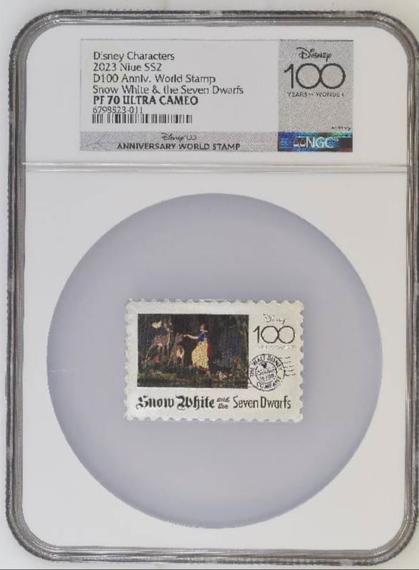 2023 Niue $2 Disney 100th Anniversary Snow White  - Image 1