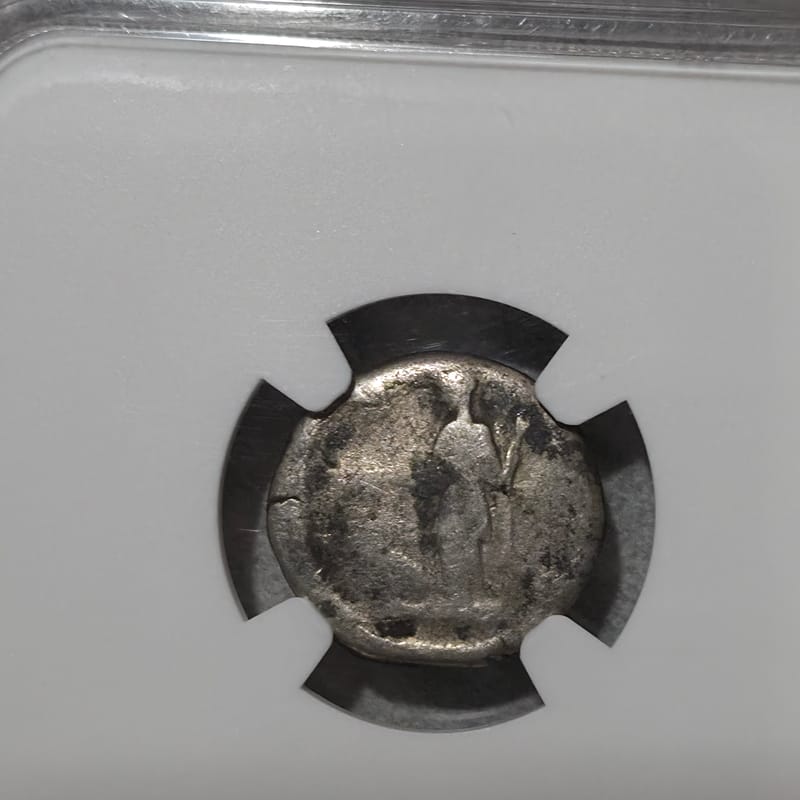 Roman Empire AD 177-182/3 AR Denarius Crispina NGC - Image 3