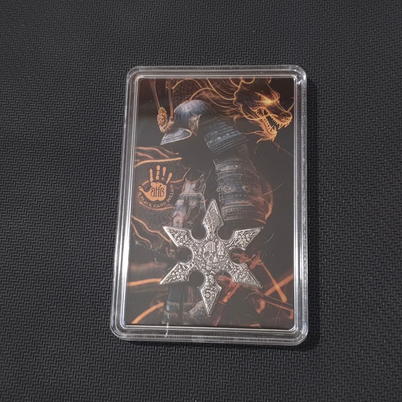 Black Hand Bullion 5 Grams .999 Silver Throwing ⭐️ - Image 2
