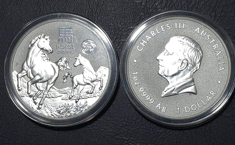 1oz Australian Lunar Year of the Horse 2026 Silver - Image 1