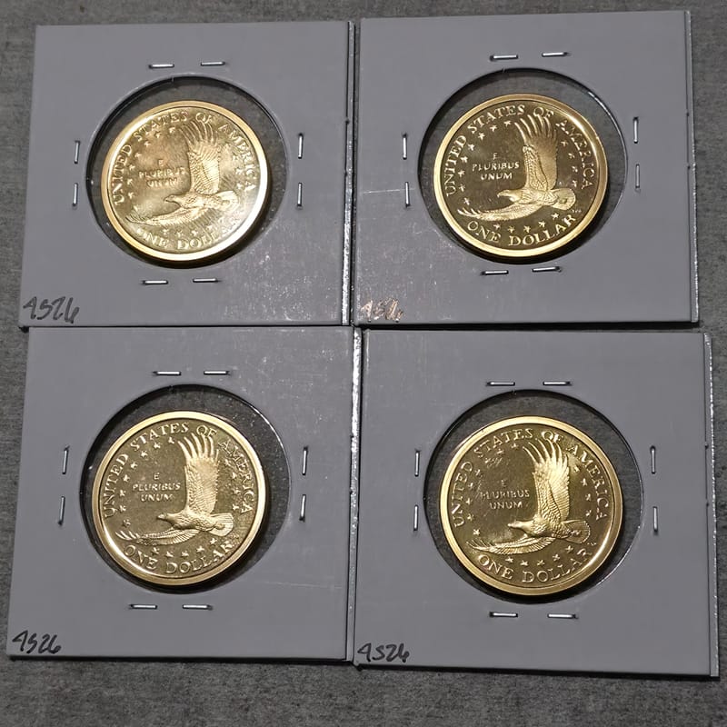 2003-S, 4,5+6 1$ Sacagawea Proof Coin (4pc.Set)  - Image 8