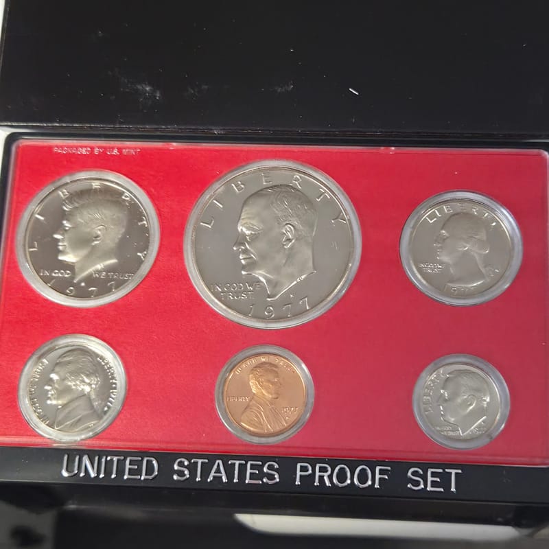 1977-S  CAMEO CLAD PROOF SET U.S. MINT IN ORIGINAL - Image 1