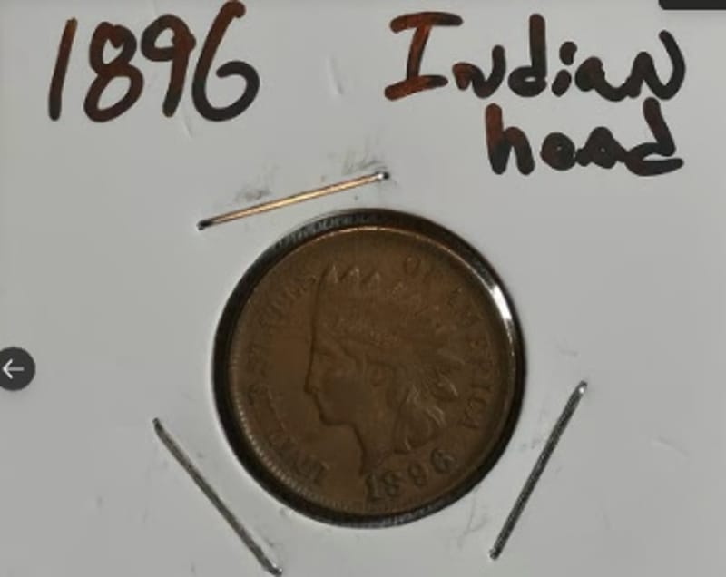 1896 Indian Head Cent MS62 Condition  - Image 1
